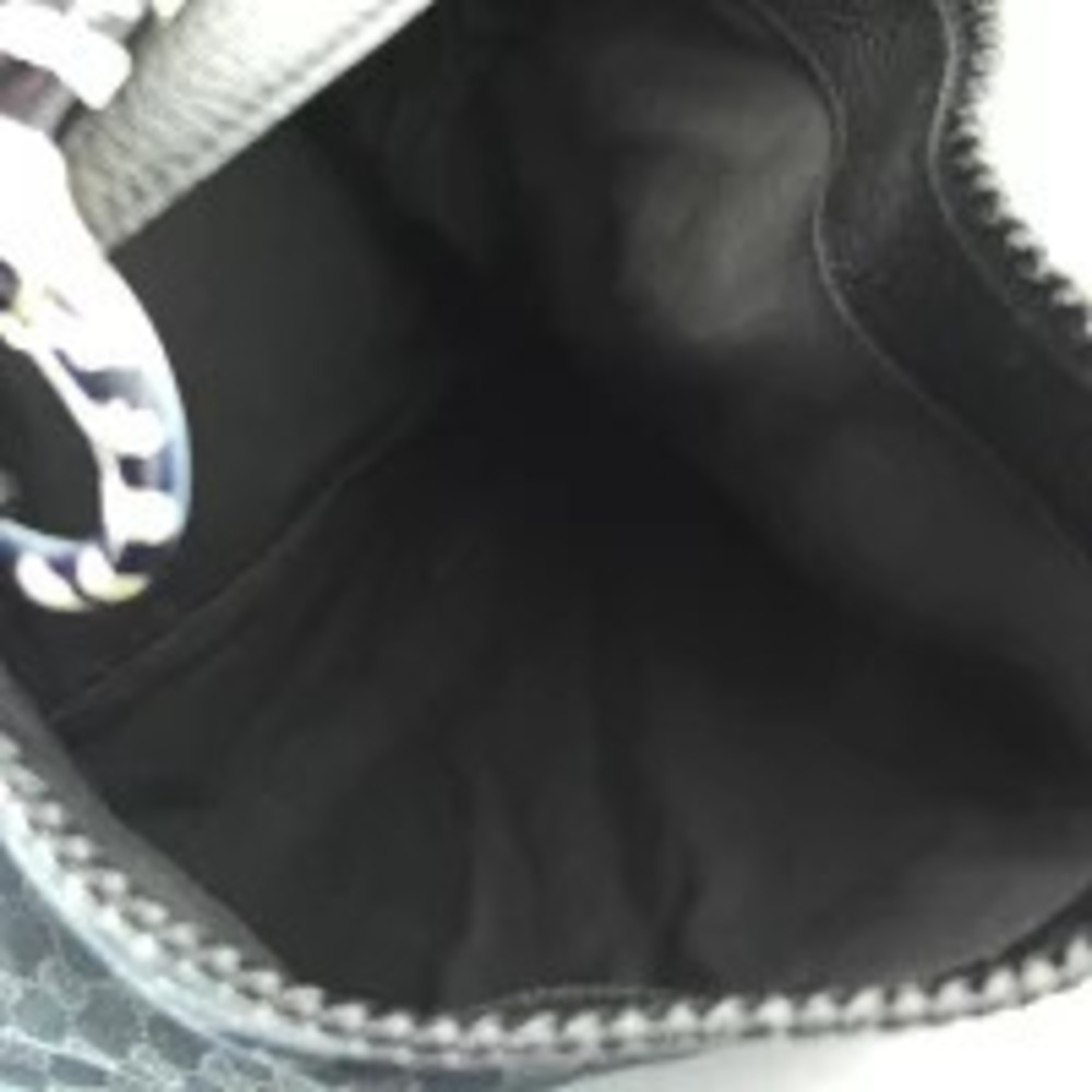 Gucci Horsebit Handbag Hobo Bag GG Canvas Black - Picture 7 of 9